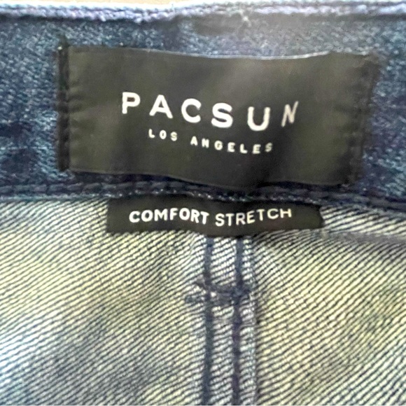PACSUN Jeans Skinny Comfort Stretch Two Tone 32 x 32 Blue - Picture 6 of 7